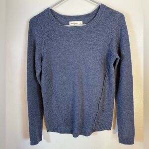 Abercrombie & Fitch Sweater Kids Girls Wool Blend Blue Large Fall Winter‎